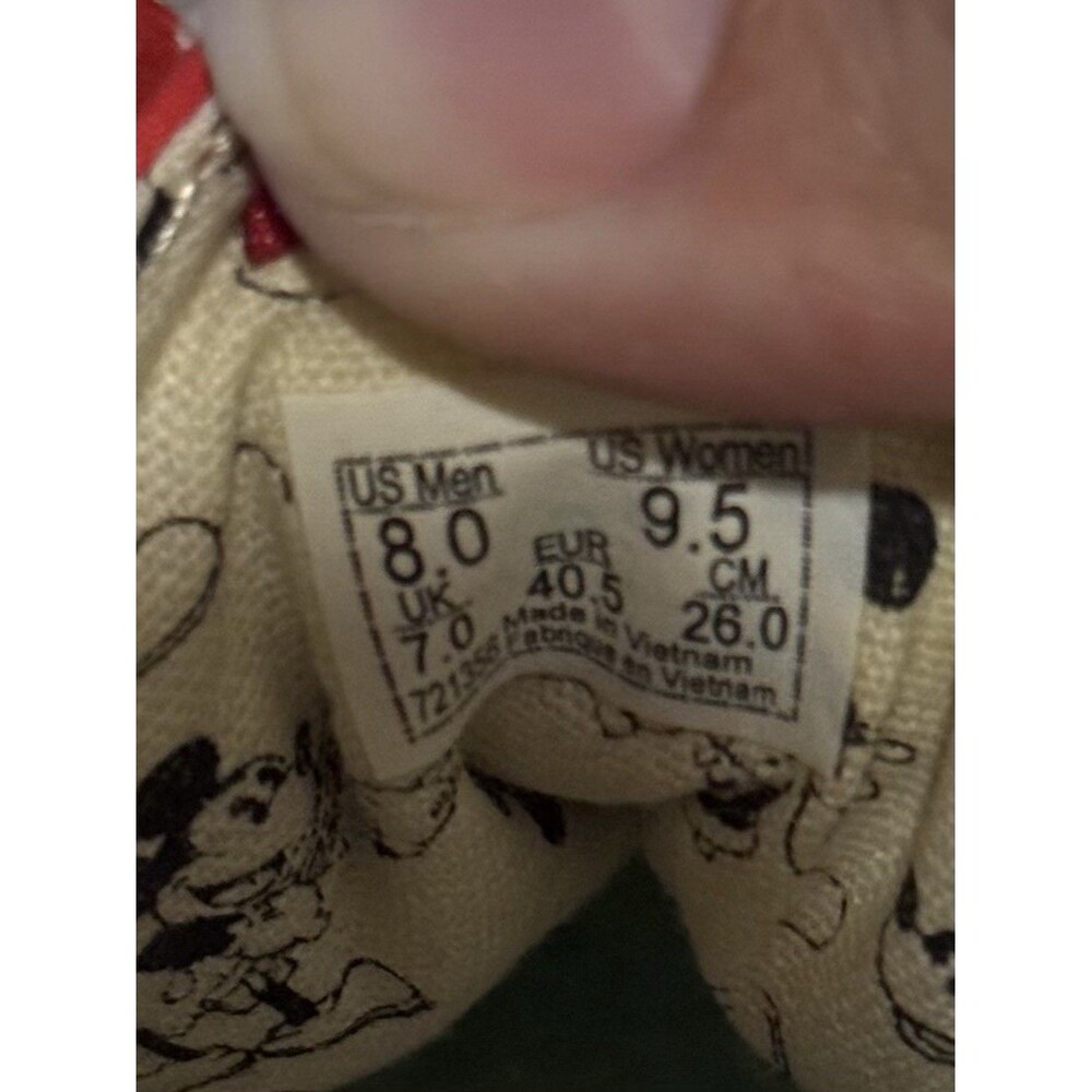 EUC VANS X DISNEY AUTHENTIC MINNIE MOUSE BOW POLKA DOT WOMEN’S 9.5 MEN’s 8.0 - Picture 7 of 7